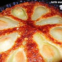 recette tarte aux poires