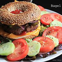 recette Bagel Burger