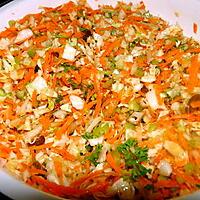 recette Salade style coleslaw avec fenouil, raisins et carvi
