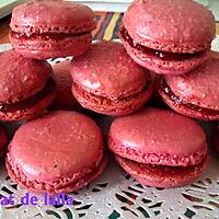 recette MACARONS POUR UN OCTOBRE ROSE