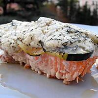 recette papillote de saumon aux courgettes