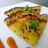 recette Crêpes façon suzette