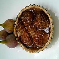 recette Tarte aux figues caramélisées & noix