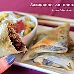 recette Samoussas au confit de canard