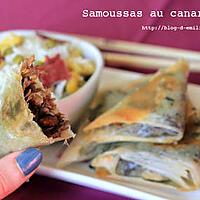 recette Samoussas au confit de canard