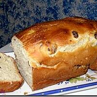 recette Brioche au fromage blanc et raisins secs