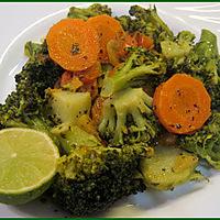 recette Idée de poélée de légumes : poélée de brocolis et carottes au citron et basilic