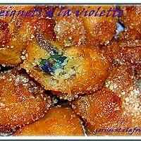 recette BEIGNETS AUX FLEURS DE VIOLETTE