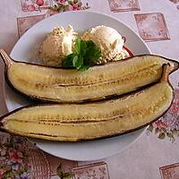 recette Chaud-froid de bananes