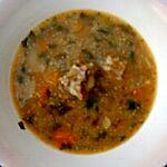 recette Dchicha de queue d'agneau (soupe à l'orge)