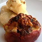 recette Pêche rôti amande et chocolat