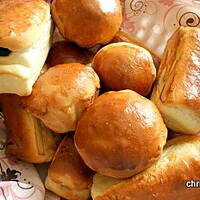 recette Petit pain au lait et mascarpone fourrés abricot sec-pâte d'amandes