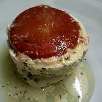 recette DELICE DE TOMATES MOZZARELLA ET PISTOU