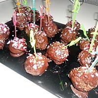 recette Premier cake pops fait par notre fille