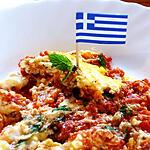 recette Strapatsada - oeufs brouillés à la feta