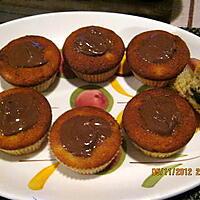 recette Muffins  Bananes  Nutella