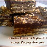 recette Gâteaux biscuits à la ganache: