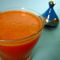 recette Jus de carottes des sultans a l'eau de fleur d'oranger