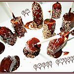 recette Bâtonnets de bananes au chocolat