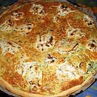 recette Tarte courgettes et boursin