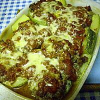 recette COURGETTES FARCIES