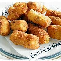 recette Croquettes de pommes de terre au fromage