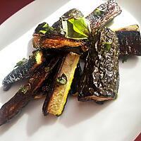 recette Frites de courgette au basilic et citron