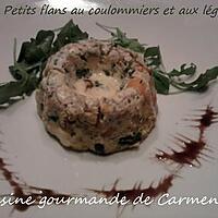 recette Petits flans au coulommiers et aux légumes