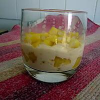 recette verrine de mascarpone aux pommes caramélisées