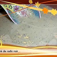 recette Velouté de radis noir