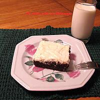 recette Gâteau au chocolat sans oeufs ni lait glaçage à la vanille