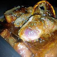 recette Magret de canard au miel et citron sauce au yaourt