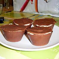 recette Domes deux chocolat et fraises