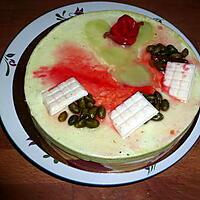 recette GATEAU MOUSSE A LA FRAISE