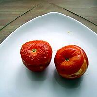 recette oeuf en "tomate"