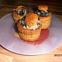 recette vol au vent d'escargot au riesling (recette du livre marmiton)