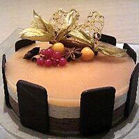 recette Entremet poire chocolat