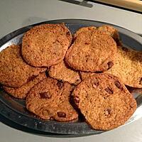 recette COOKIES AUX PEPITES DE CHOCOLAT