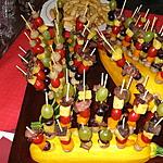 recette Brochettes pour un apéritif