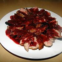 recette Magrets de canard poêlés avec sauce aux framboises