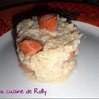 recette Risotto vin blanc et knack