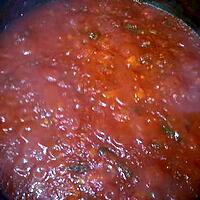 recette sauce tomate aux petits légumes