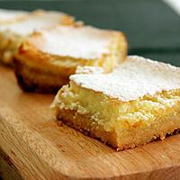 recette Lemon squares, carrés au citron