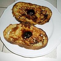 recette PAIN PERDU A LA CREME