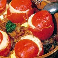 recette Tomates au petit lard