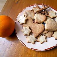 recette SABLES ORANGE CANNELLE