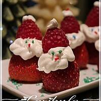 recette Fraises en père Noël