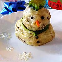 recette Bonhomme de neige salé