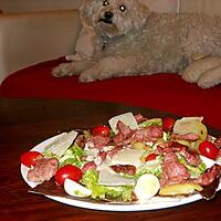 recette SALADE AUX GESIERS CONFITS