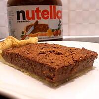 recette flan patissier au nutella